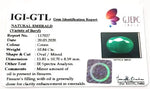 Load image into Gallery viewer, 10.84/CT Natural Panna Stone with Govt. Lab Certified-(2331)