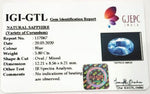 Load image into Gallery viewer, 5.80/CT Natural Blue Sapphire Stone Govt Lab Certificate-BLUSA9V