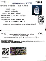 94.95/CT Spathik Shree Ganesh with Govt. Lab Certificate