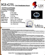 Load image into Gallery viewer, 2.39 Ratti Natural White Sapphire with Govt Lab Certificate-(34410)