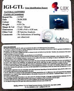Load image into Gallery viewer, 6.53/CT Natural Neelam with Govt Lab Certificate-1221