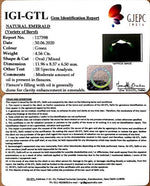 Load image into Gallery viewer, 4.55/CT Natural Emerald Stone With Govt. Lab Certificate (16650)