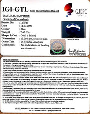 8.47 Ratti Natural Neelam with Govt Lab Certificate-(2331)