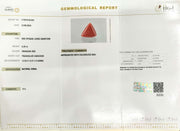 6.88/CT Natural Triangular Red Coral