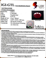 Load image into Gallery viewer, 7.47 Ratti Natural Ruby with Govt Lab Certificate-(12210)