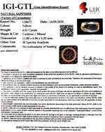 Load image into Gallery viewer, 4.51/CT Natural Ceylonese Pukhraj Stone with Govt Lab Certificate-YELSA9U