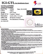 Load image into Gallery viewer, 8.57/CT Natural Ceylonese Pukhraj Stone with Govt Lab Certificate-56610