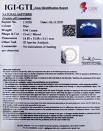 Load image into Gallery viewer, 11.03 Ratti Natural Blue Sapphire with Govt Lab Certificate-(2331)