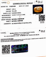 Load image into Gallery viewer, 3.59/CT Natural Ceylonese Pukhraj with Govt Lab Certificate-6771