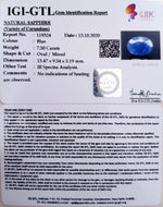 Load image into Gallery viewer, 8.32 Ratti Natural Blue Sapphire with Govt Lab Certificate-(2331)
