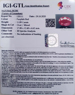 Load image into Gallery viewer, 13.19 Ratti Natural Ruby with Govt Lab Certificate-(5661)