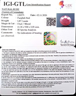 Load image into Gallery viewer, 6.51 Ratti Natural Ruby with Govt Lab Certificate-(7881)