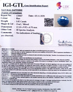 Load image into Gallery viewer, 6.46 Ratti Natural Blue Sapphire with Govt Lab Certificate-(1221 )