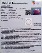 Load image into Gallery viewer, 8.25 Ratti Natural Neo Burma Ruby with Govt. Lab Certificate-(4551)