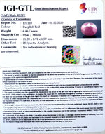 Load image into Gallery viewer, 7.17 Ratti Natural Neo Burma Ruby with Govt. Lab Certificate-(3441)
