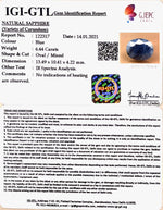 Load image into Gallery viewer, 7.14 Ratti Natural Blue Sapphire With Govt Lab Certified-(2331)