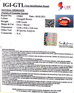Load image into Gallery viewer, 5.52 Ratti Natural Hessonite with Govt. Lab Certificate-(1221)