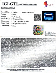 6.74 Ratti Blue Topaz with Govt Lab Certificate-(1650)