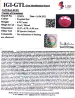 Load image into Gallery viewer, 5.21 Ratti Natural Indian Ruby with Govt. Lab Certificate-(2331)