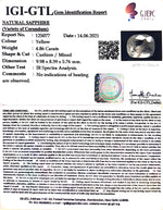 Load image into Gallery viewer, 5.39 Ratti Natural Ceylonese Yellow Sapphire with Govt Lab Certificate-(6771)