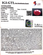Load image into Gallery viewer, 10.51 Ratti Natural Neo Burma Ruby with Govt. Lab Certificate-(5661)
