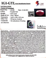 Load image into Gallery viewer, 6.28 Ratti Natural Neo Burma Ruby with Govt. Lab Certificate-(3441)