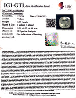 Load image into Gallery viewer, 4.42 Ratti Natural Ceylonese Yellow Sapphire with Govt Lab Certificate-(6771)