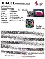 Load image into Gallery viewer, 5.66 Ratti Natural Neo Burma Ruby with Govt. Lab Certificate-(5661)