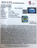 Load image into Gallery viewer, 3.16/CT Natural Ceylonese Neelam with Govt Lab Certificate-BLUSA9S
