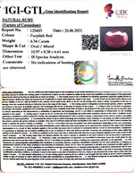 Load image into Gallery viewer, 7.03 Ratti Natural neo burma Ruby with Govt. Lab Certificate-(2331)