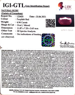 Load image into Gallery viewer, 5.48 Ratti Natural Ruby with Govt Lab Certificate-(7881)