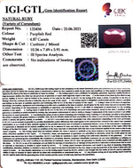 Load image into Gallery viewer, 5.40 Ratti Natural Neo Burma Ruby with Govt. Lab Certificate-(5661)