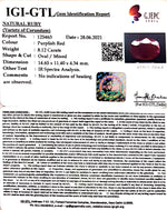 Load image into Gallery viewer, 9.01 Ratti Natural Neo Burma Ruby with Govt. Lab Certificate-(5661)