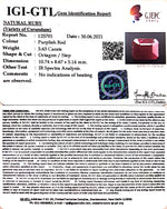 Load image into Gallery viewer, 6.24 Ratti Natural New Burma Ruby with Govt. Lab Certificate-(4551)