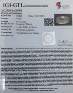 Load image into Gallery viewer, 9.51 Ratti Natural Ceylonese Yellow Sapphire with Govt Lab Certificate-(4551)