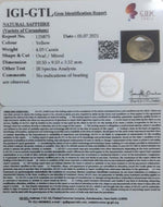 Load image into Gallery viewer, 4.47 Ratti Natural Ceylonese Pukhraj Stone with Govt Lab Certificate-(6771)
