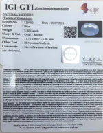 Load image into Gallery viewer, 6.43 Ratti Natural Blue Sapphire With Govt Lab Certified-(6771)