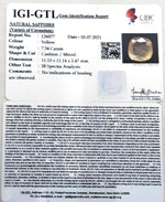 Load image into Gallery viewer, 7.34/CT Natural Ceylonese Pukhraj with Govt Lab Certificate (YELSA9S)
