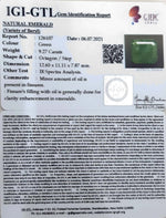 Load image into Gallery viewer, 9.27/CT Natural Panna Stone with Govt. Lab Certified-(4551)
