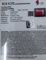 Load image into Gallery viewer, 4.38 Ratti Natural Neo Burma Ruby with Govt. Lab Certificate-(3441)