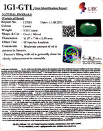 Load image into Gallery viewer, 3.10/CT Natural Panna Stone with Govt. Lab Certified-(2331)