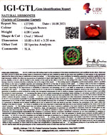 Load image into Gallery viewer, 4.08/CT Natural Govt. Lab Certified Ceylonese Gomed-(1221)