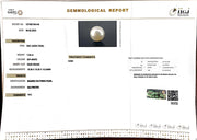 7.94/CT Round South Sea Pearl With Govt. Lab Report