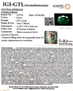 Load image into Gallery viewer, 3.01/CT Natural Panna Stone with Govt. Lab Certified (3441)