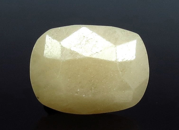8.56/CT Natural Yellow Sapphire with Govt Lab Certificate-(1221)