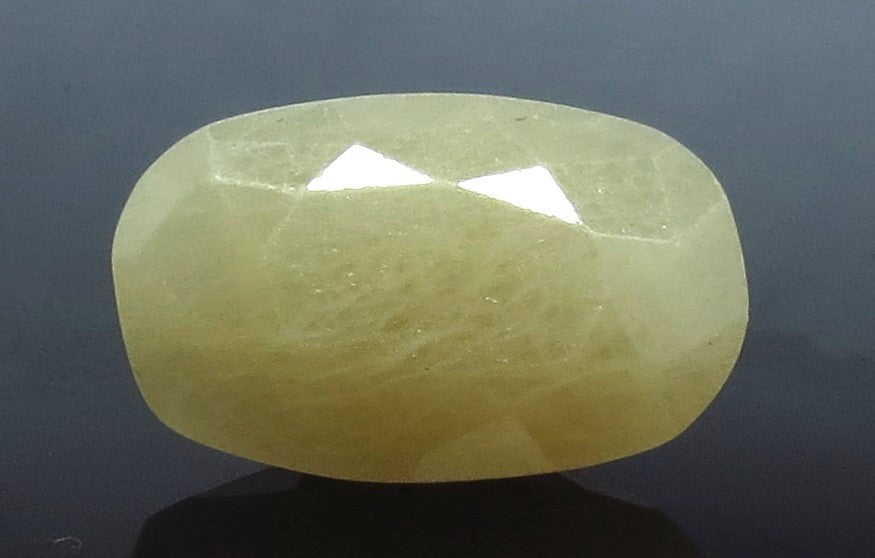 9.08/CT Natural Yellow Sapphire with Govt Lab Certificate-(1221)