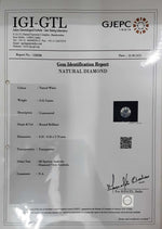 Load image into Gallery viewer, 0.31/CT Premium Quality Diamond with Govt. Lab Certificate