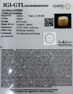 Load image into Gallery viewer, 8.37/CT Natural Yellow Sapphire with Govt Lab Certificate-(1221)