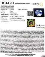 Load image into Gallery viewer, 7.50/CT Natural Blue Sapphire with Govt Lab Certificate-BLUSA9U