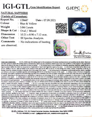 5.43/CT Natural Blue Sapphire with Govt Lab Certificate-BLUSA9U